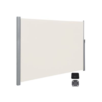 Zijluifel uitschuifbaar beige 200 x 400 cm (alto x largo)