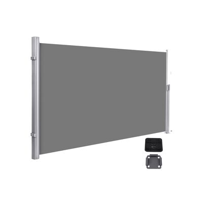 Zijluifel uitschuifbaar grigio 1,8 x 3,5 m (H x L)