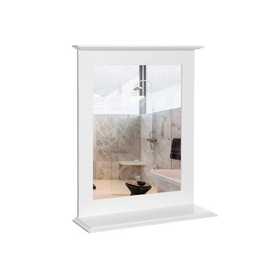 Badkamerspiegel con tavola 46 x 12 x 55 cm (L x L x A)