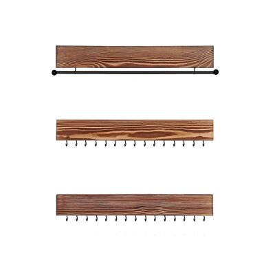 Organizer per gioielli sospeso 40 x 1,3 x 7 cm (L x P x A)
