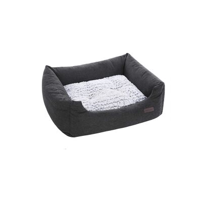 Hondenmand met omkeerbaar kussen 80 x 60 x 26 cm 80 x 60 x 26 cm (largo x ancho x alto)