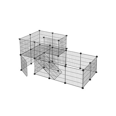 Gaaskooi in metallo per piccoli dieren 143 x 73 x 71 cm (L x L x A)