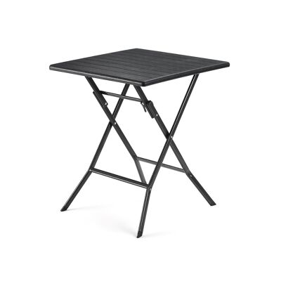 Table à manger houtlook noire 62 x 62 x 73 cm (L x B x H)