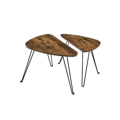 Set furgone 2 bijzettafels 60 x 38 x 47,5 cm (L x L x A)