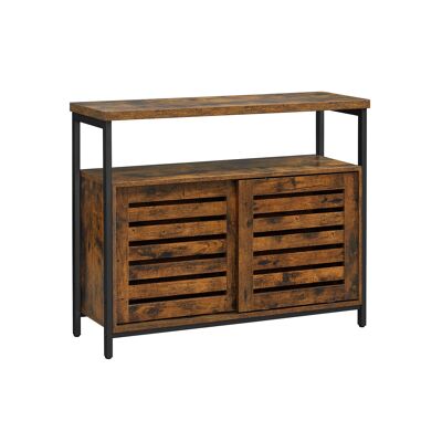 Dressoir met 2 schuifdeuren 100 x 35 x 80 cm (L x L x A)