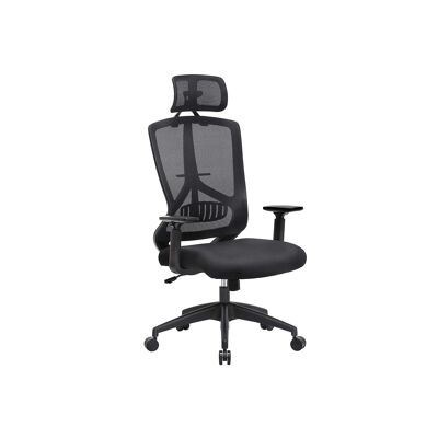 Sedia da ufficio con supporto in legno