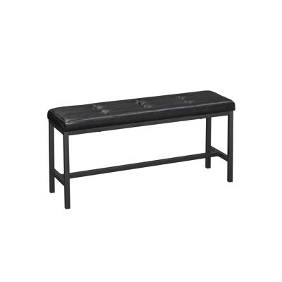 Camera da letto nera 108 x 32,5 x 48 cm (L x L x A)