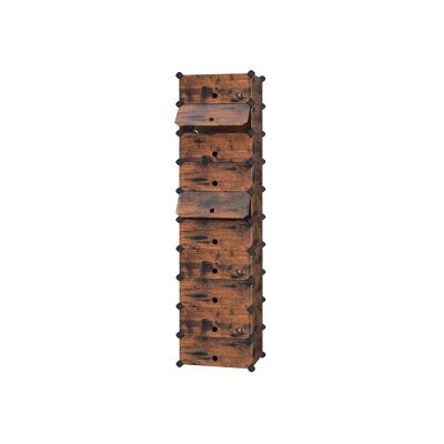 Rekkensysteem met 10 vakken 43 x 31 x 173 cm (largo x ancho x alto)