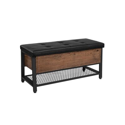 Banca con gestoffeerde zitting 100 x 40 x 47 cm (L x L x A)