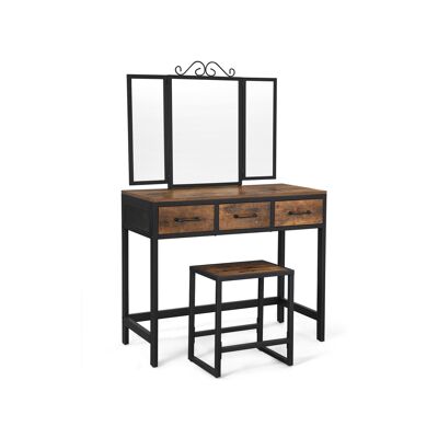 Kaptafel design industriale 90 x 40 x 137,5 cm (L x P x A)