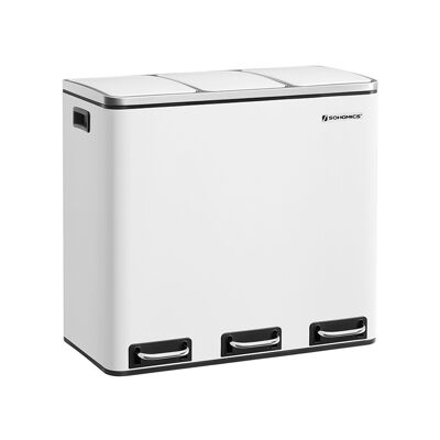 Vuilnisbak voor de keuken 3 x 18 L 61,5 x 31,5 x 56 cm (L x L x A)