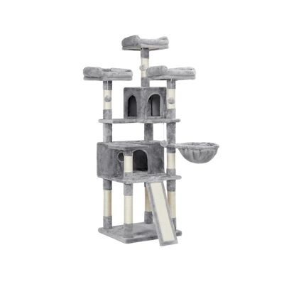 Krabpaal XXL 168 cm hoog lichtgrijs 55 x 55 x 168 cm (largo x ancho x alto)