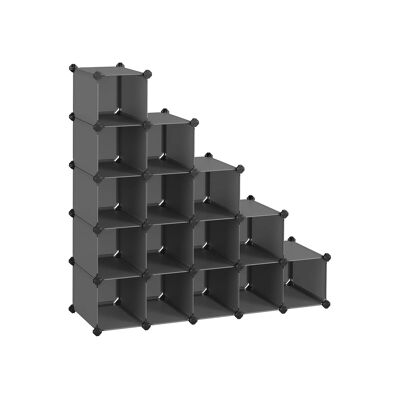 Schoenenrek con 15 vakken 113 x 36 x 113 cm (L x L x A)