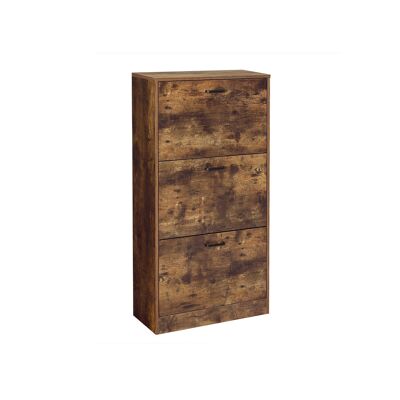 Schoenenkast con 3 kleppen 60 x 24 x 120 cm (L x L x A)
