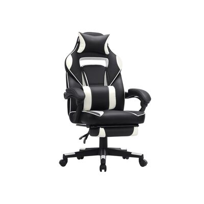 Tabouret de jeu noir et blanc 50 x 52 cm (L x B)