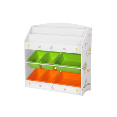 Lief kinderplankje orange-vert