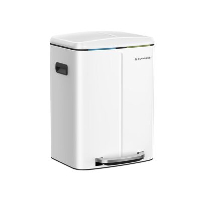 Vuilnisbak 40 litres (2 x 20 L) avec 44,5 x 36 x 60 cm (L x B x H)