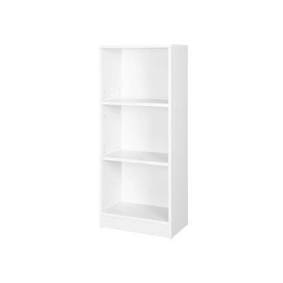 Un boîtier de rangement simple 3 vakken blanc 40 x 93 x 24 cm (B x H x P)