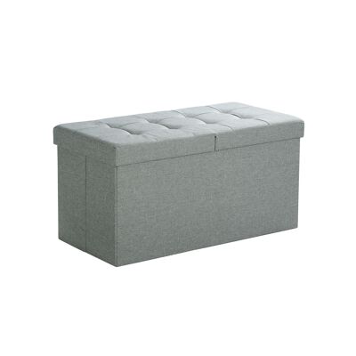 Zitkist 80 L lichtgrijs gemêleerd 76 x 38 x 38 cm (L x A x P)
