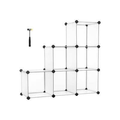 Piccola tavola di acciaio 6 blocchi con 93 x 93 x 31 cm (L x A x P)