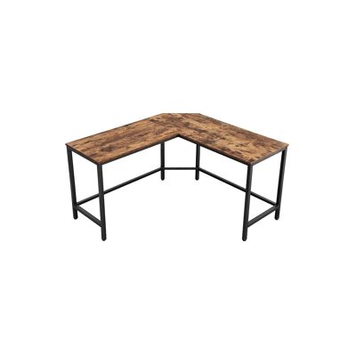 Vintage bruin hoekbureau 135 x 135 x 75 cm (L x P x A)