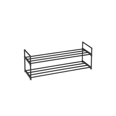 Rek in metallo per scarpe a 2 assi 92 x 30 x 33 cm (L x L x A)