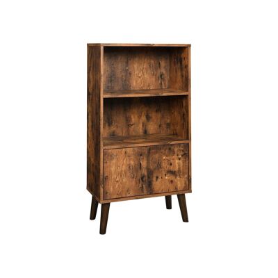 Retro boekenkast met deuren 60 x 30 x 120 cm 60 x 30 x 120 cm (L x B x H)