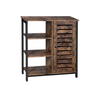 Lameldeur in stile industriale 70 x 30 x 81 cm (L x L x A)