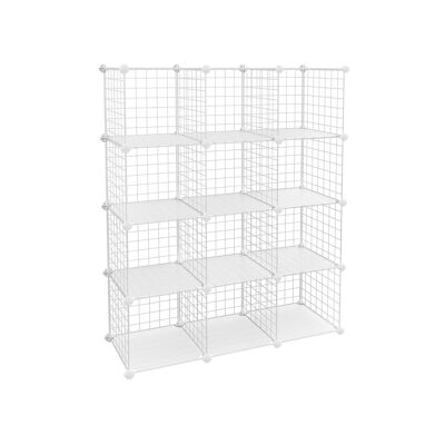 Inhaakrek 12 blocs de trame avec 93 x 123 x 31,5 cm (B x H x P)