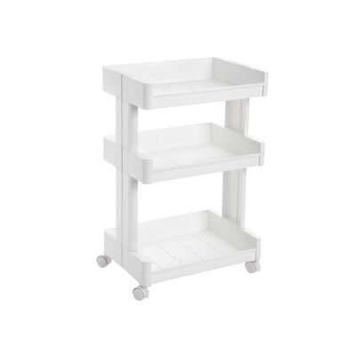 Kleine badkamer plank op wielen 3 compartimenten