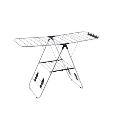 Droogrek van roestvrij staal 147 x (97-128) x 56 cm (B x H x D)