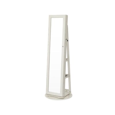 Draaibare sieradenkast met spiegel 35,5 x 3 x 19,5 cm (An x Al x P)