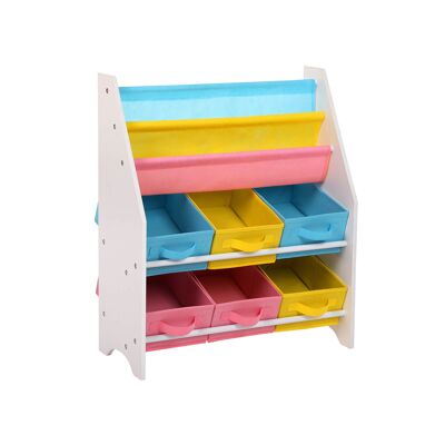 Plancha de madera colorida para niños 63 x 74 x 26,5 cm (ancho x alto x fondo)