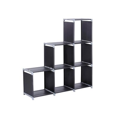 Planche boutloze avec 6 blocs noir 105 x 30 x 105 cm (L x B x H)