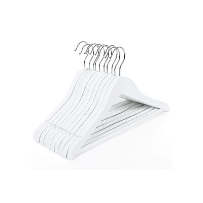 Cintre pour enfants en bois d'Esdoorn, 20 pièces, blanc, 35 x 20 x 1,2 cm (l x h x p)