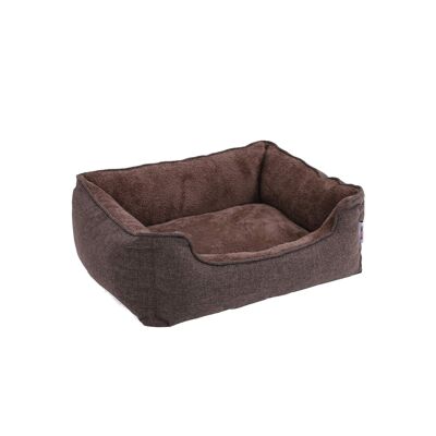 Wasbare hondenmand 75 cm bruin