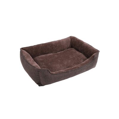 Wasbare hondenmand 110 cm bruin 110 x 27 x 75 cm (B x H x D)