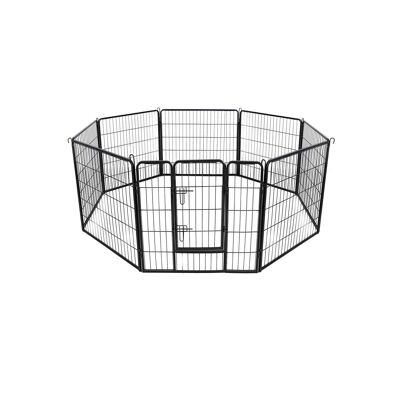 Caja de arena para perros negra