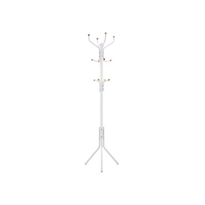 Hoedenstandaard van blanco metal 182 x 44 cm (H x Ø)