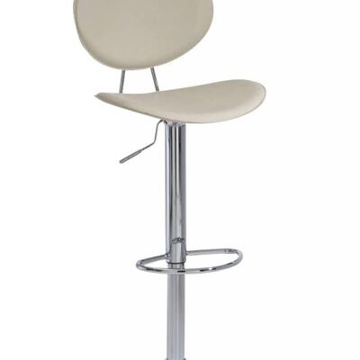 Barkruk Linz room 46x46,5x95 room kunstleer metaal