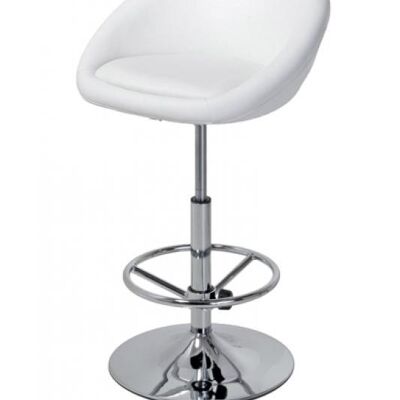 Barkruk Miami con 47x54x106 con kunstleer Verchroomd metal