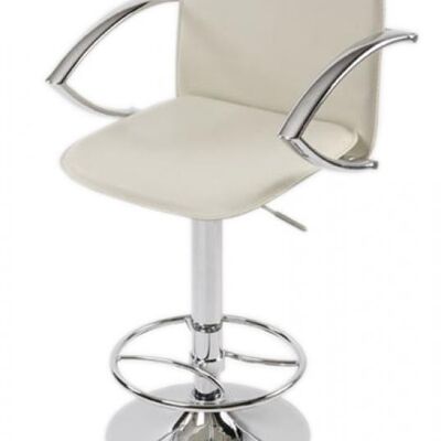 Barkruk Pro room 43x53x110 room kunstleer Verchroomd metaal
