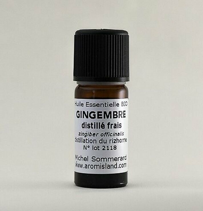 Ätherisches Bio-Madagaskar-Schmetterlings-Ingweröl 10 ml – hergestellt von Michel Sommerard