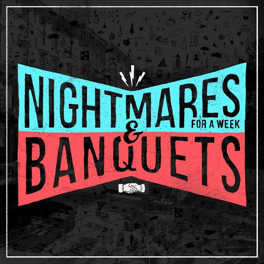 Banquets / Nightmares For A Week LP - Split