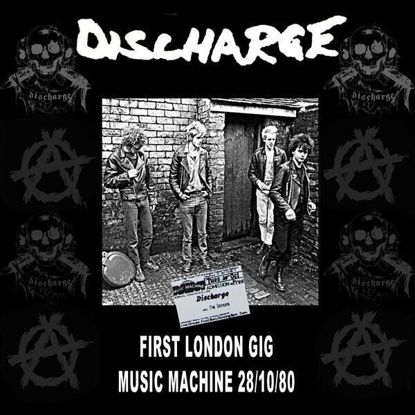Discharge LP - Music Machine 28/10/80 - Primo concerto a Londra (Vinile viola trasparente + poster)
