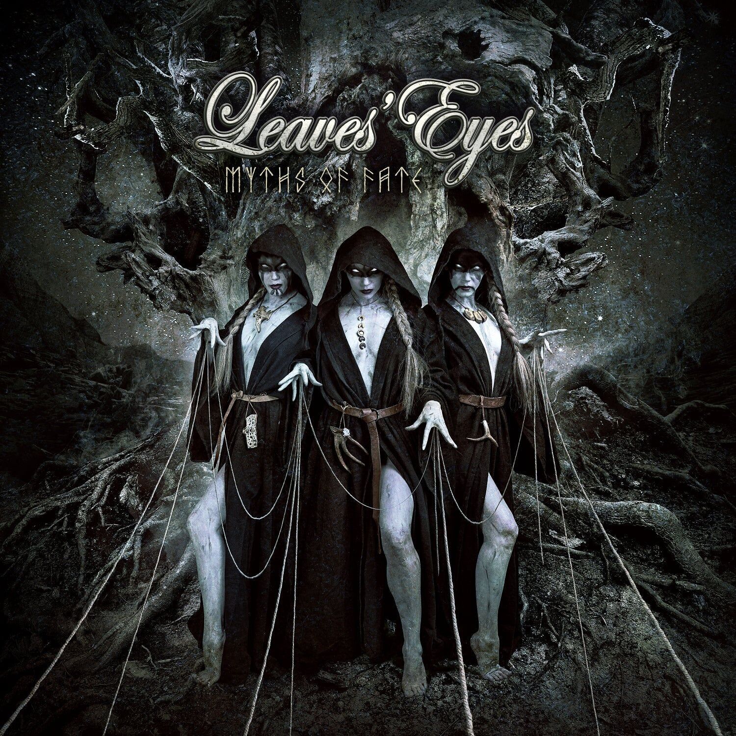 Leaves Eyes LP - Myths Of Fate (White/Black Marbled Vinyl)