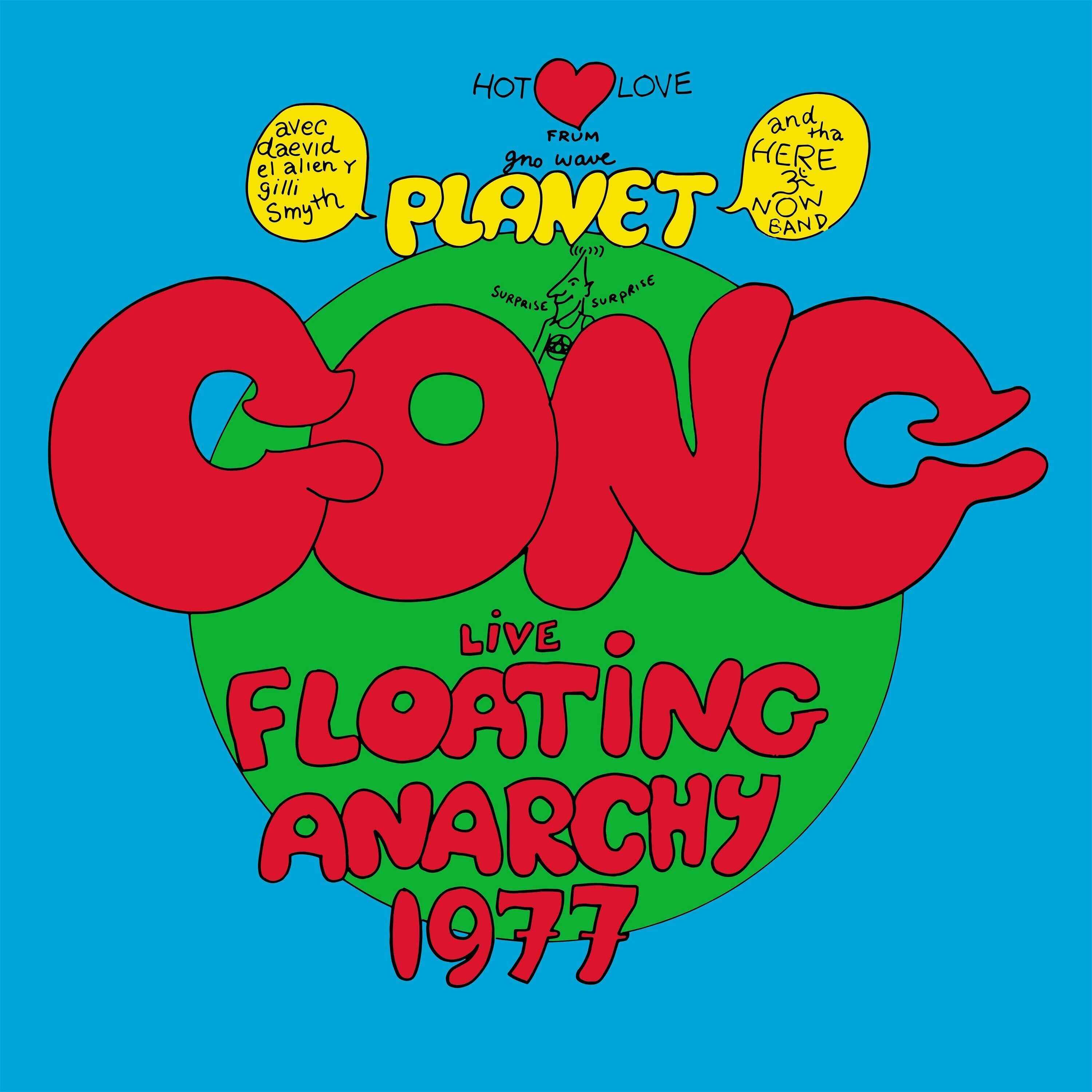 Planet Gong LP - Anarquía flotante en vivo 1977