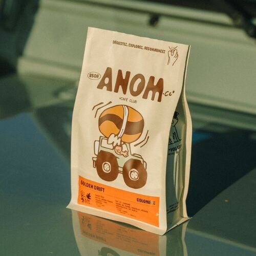 Goldener Treibkaffee Kolumbien