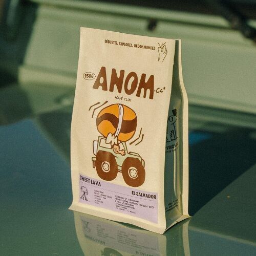 Süßer Lavakaffee El Salvador