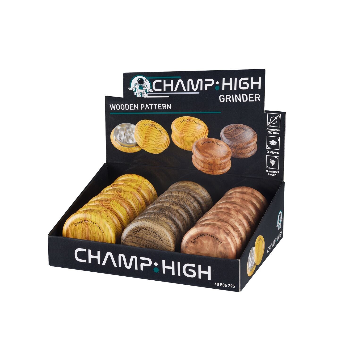 Mostra 12 macinini per spezie - Modello in legno